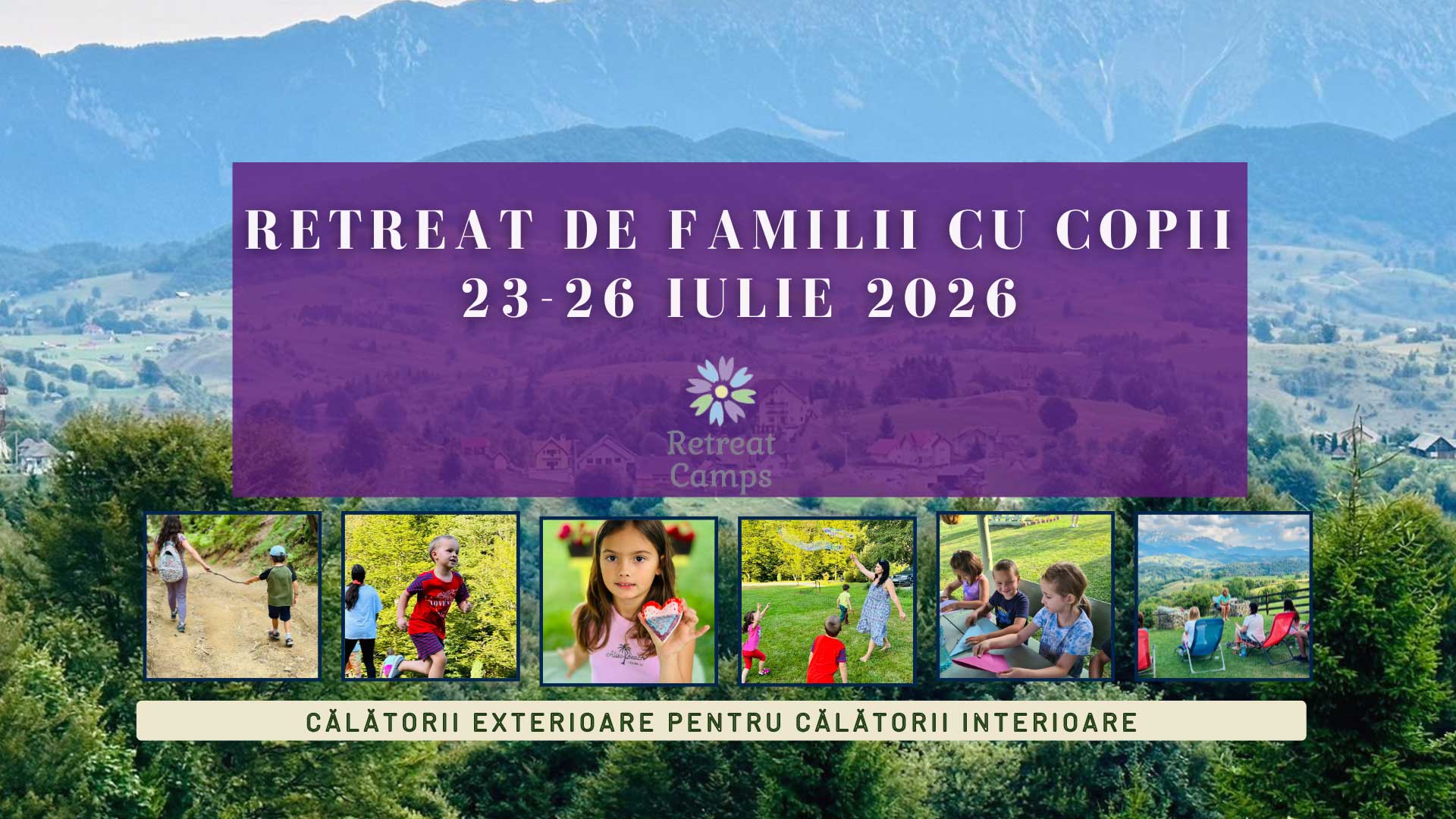 Family Retreat la sat – Weekend autentic pentru părinți și copii