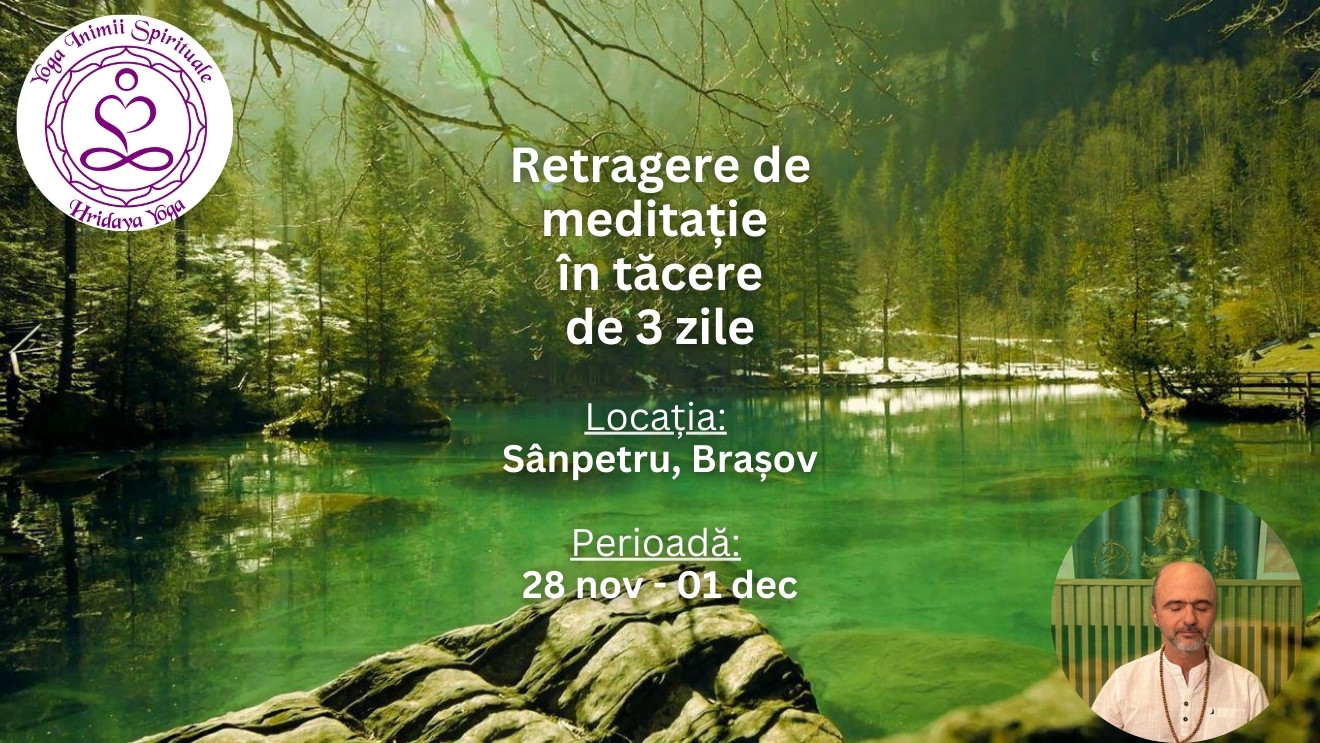 Retragere de 3 zile de meditație în tăcere