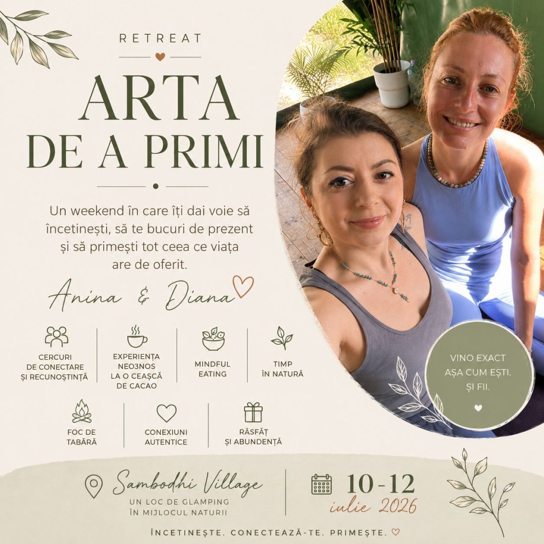 Retreat : Arta de a primi cu Anina si Diana 🫶