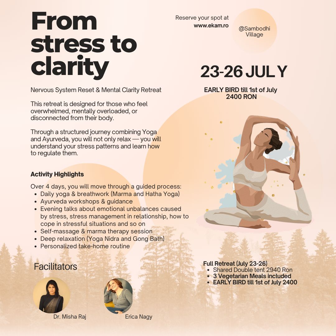 RETREAT DE RESETARE A SISTEMULUI NERVOS 23–26 iulie