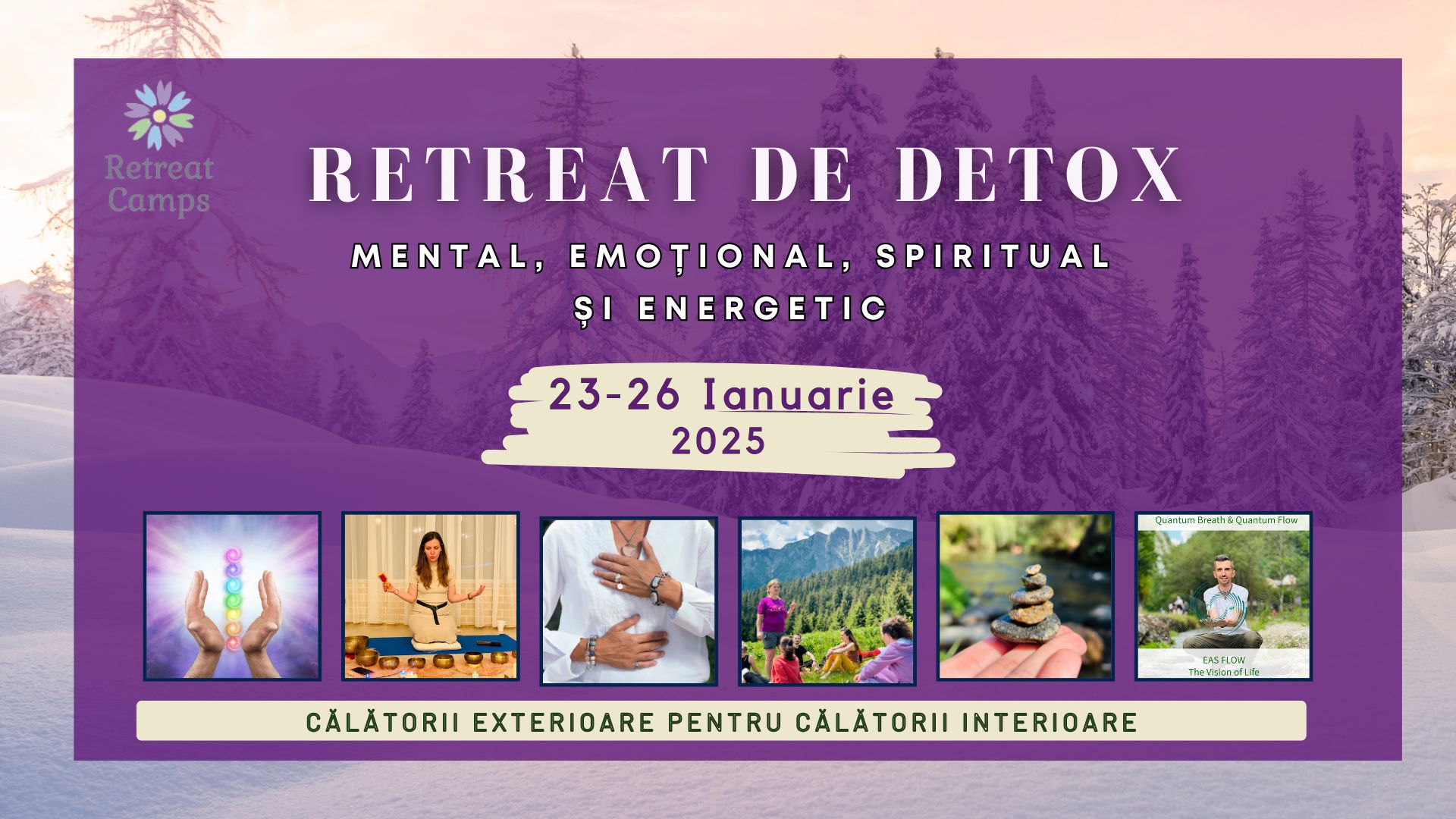 Retreat Mindfulness și Detox Emotional în România